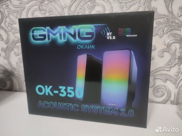 Компьютерные колонки 2.0 oklick gmng OK-350