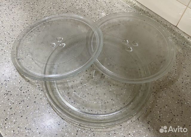 Тарелка для микроволновки стеклянная