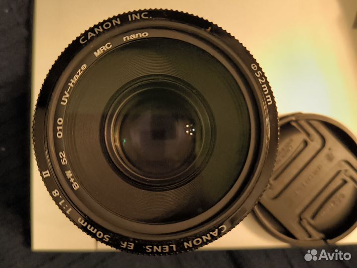 Объектив canon 50mm 1 8 II