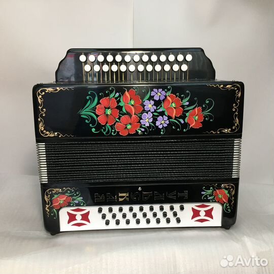 Гармонь «Тульская-301М», черная, новая