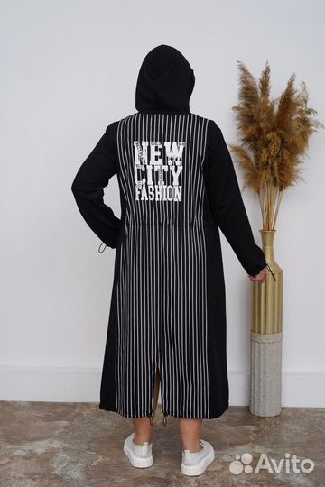 Платье-кардиган 54,60,62,64 (Большемерит на размер