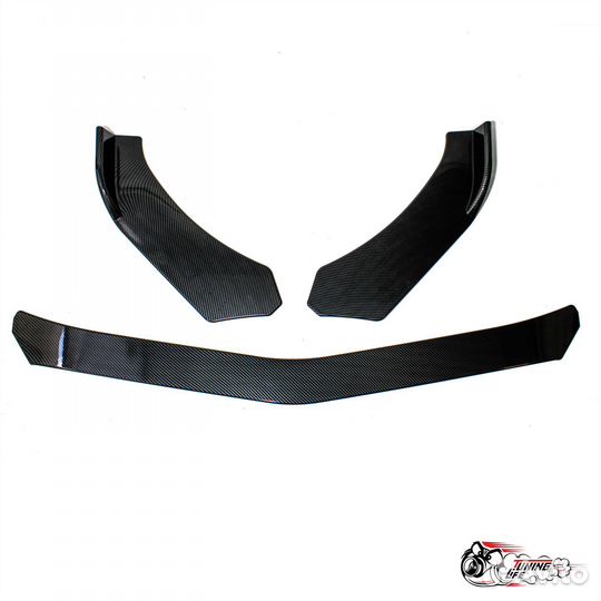 Универсальный сплиттер переднего бампера Salman