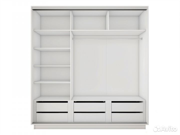 Шкаф купе белый Экспресс