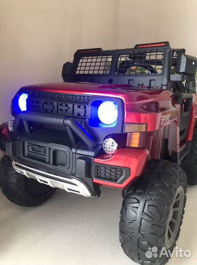 Детский электромобиль на пульте управления новый