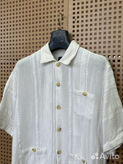 Льняная рубашка мужская Boogie Woogie L