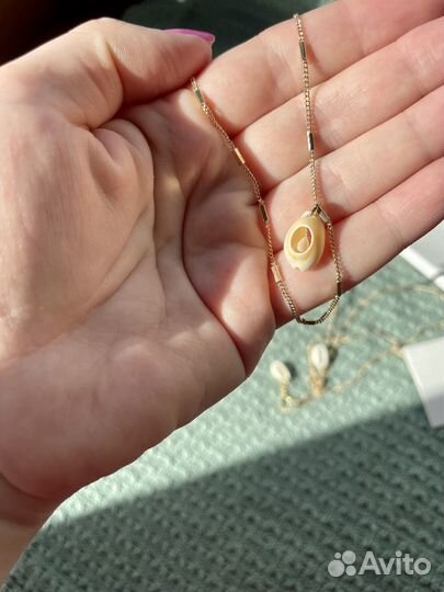 Цепочка с кулоном ракушка h&m