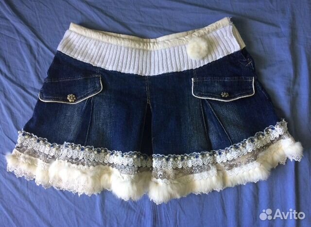 Юбка джинсовая новая Франция