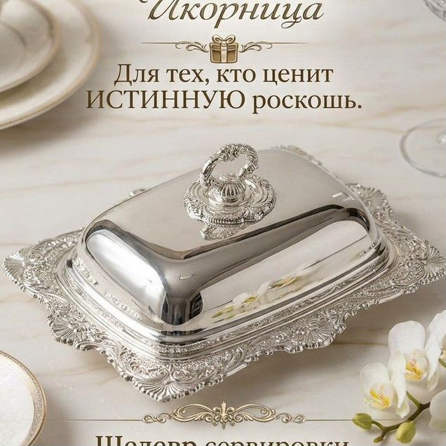 Маслёнка. Икорница