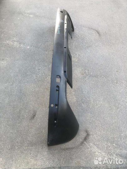 Юбка заднего бампера на touareg