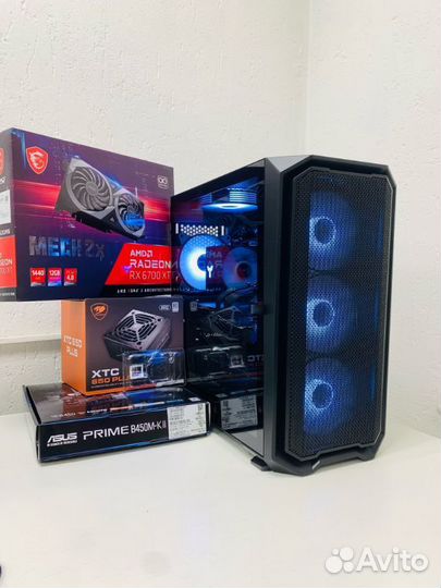 Игровой Ryzen 5 3600X 16 Gb RX6700XT 12 GB