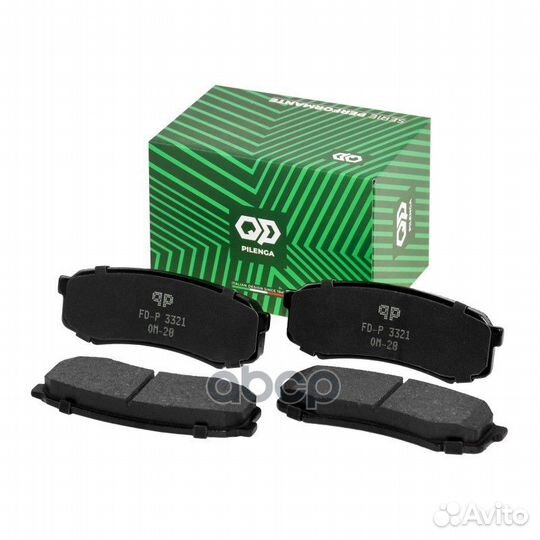 Колодки тормозные дисковые зад, прав, лев F