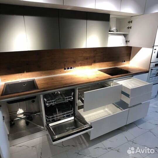 Кухня модульная с подсветкой