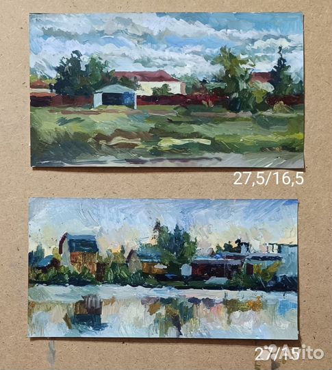 Картина маслом. Этюд