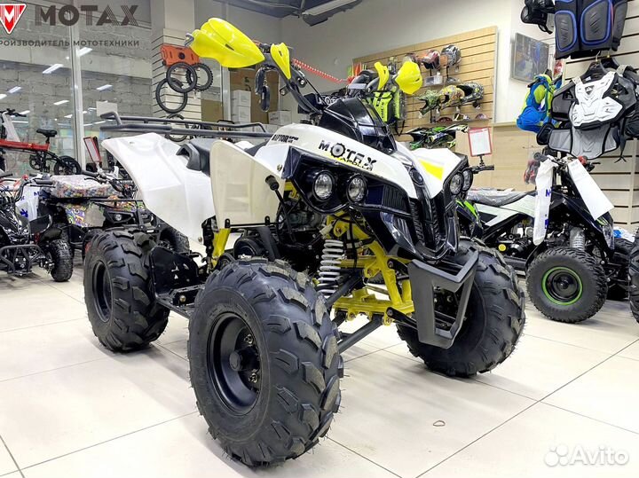 Квадроцикл Raptor Super LUX 125 Желтый