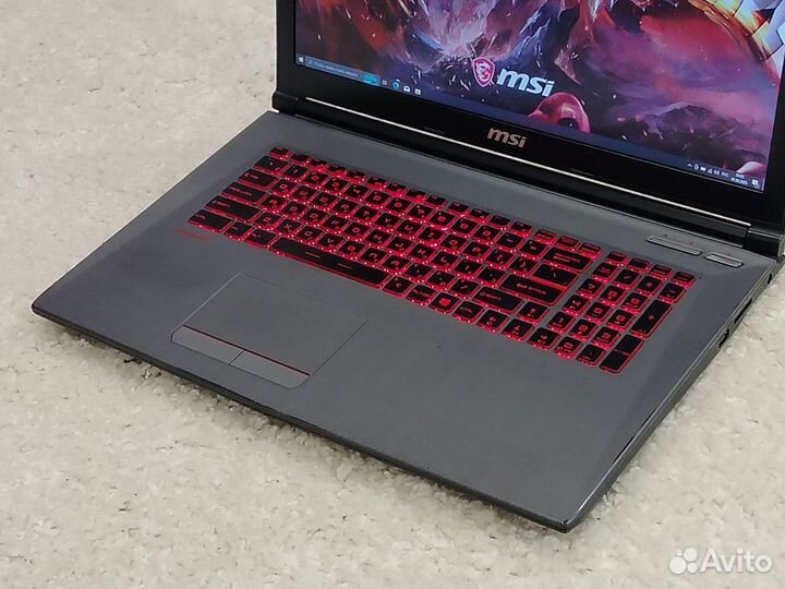 MSI GV72 i5/16GB/GTX1050/SSD255/1TB