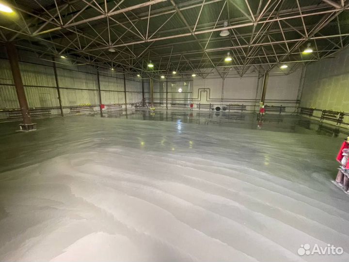 Промышленный бетонный пол под ключ