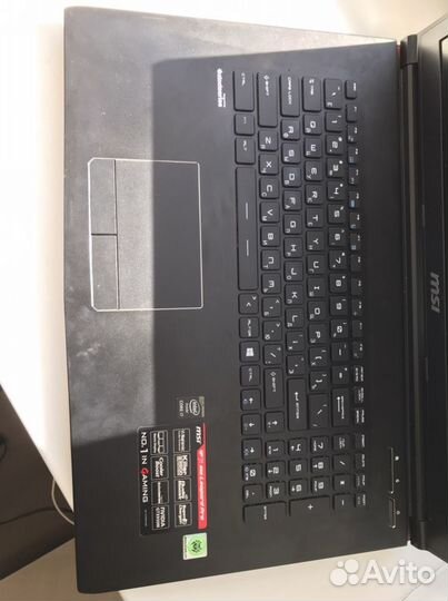 Игровой ноутбук msi gp 72 2QE Leopard pro