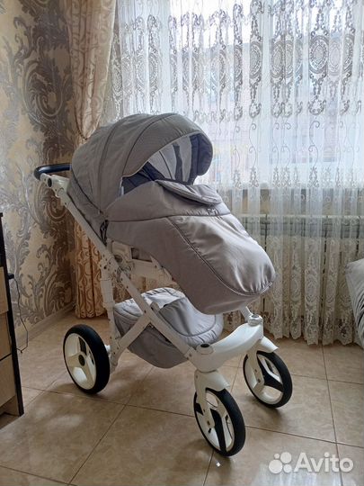 Коляска Адамекс Монте карбон 3в1