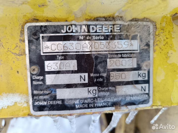 Жатка John Deere 630F, 2002