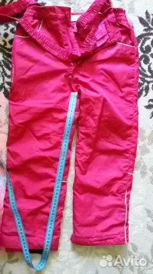 Зимний комбинезон для девочки размер 110