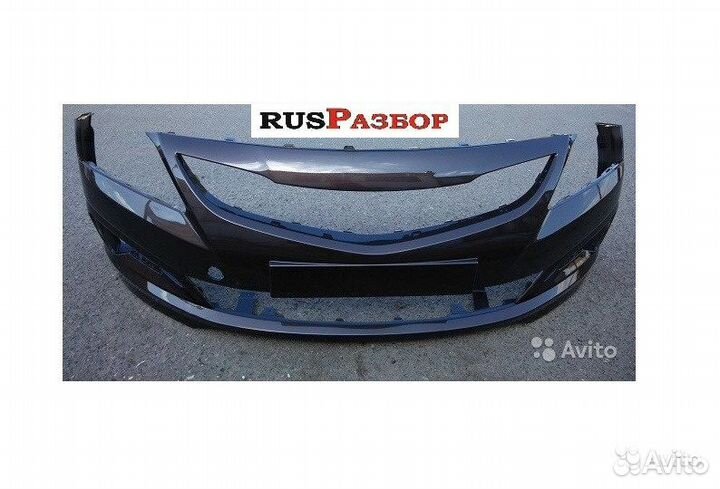 Бампер Хендай Солярис окрашенный Коричневый