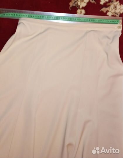 Юбка годе, 52 р,бело-кремовая, новая