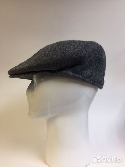 Кепка Kangol wool -504 темно-серая