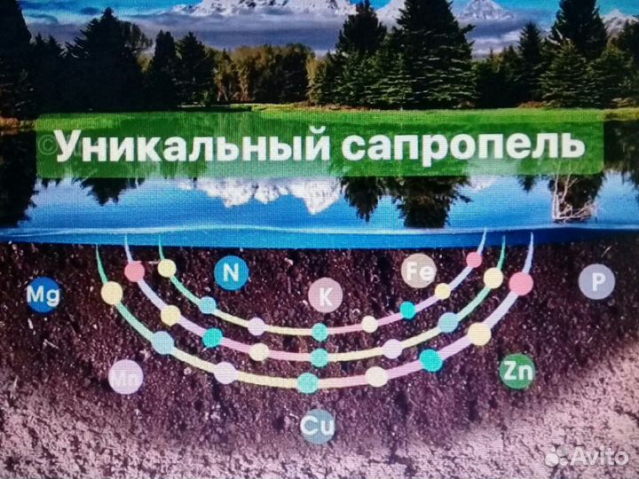 Удобрение для грунта сапропель/перегной