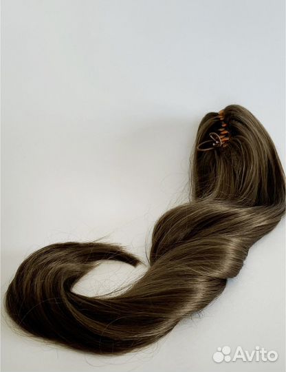 Шиньон накладной хвост Maya hair темно-русый