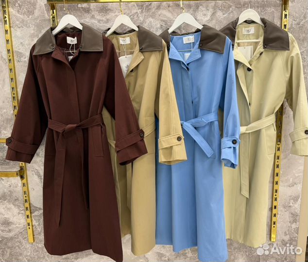 Тренч женский длинный