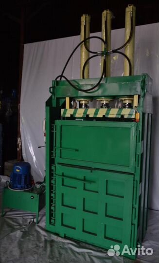 Пресс вертикальный для отходов, картон, пластик пр