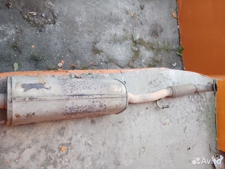 Глушитель на volkswagen polo седан