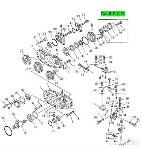 Механизм отбора мощности 154-38-00072