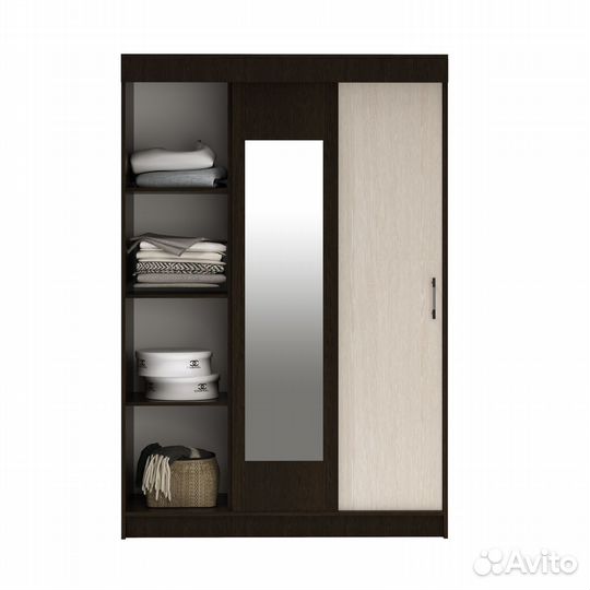 Шкаф купе европа 150х200, Венге/Дуб Молочный