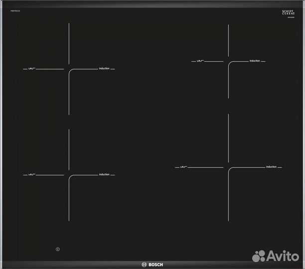 Поверхность индукционная Bosch PIE675DC1E черный