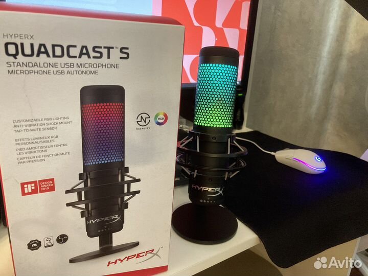 Микрофон HyperX QuadCast S