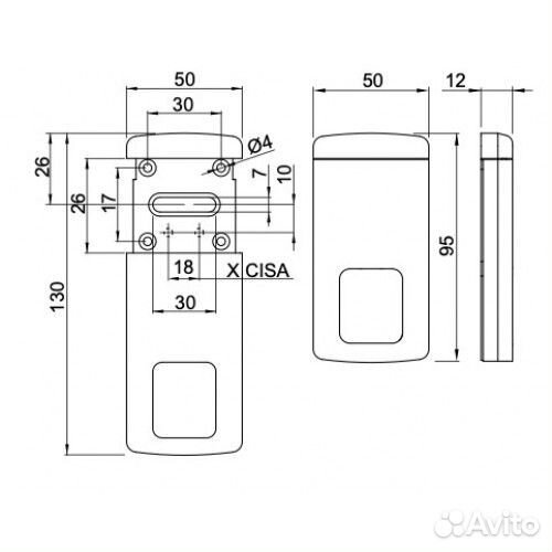 Броненакладка Disec MG-220 (дисек) пр-во Италия