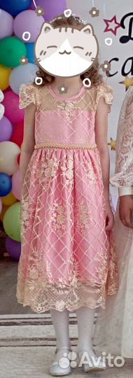 Платье праздничное детское на выпускной