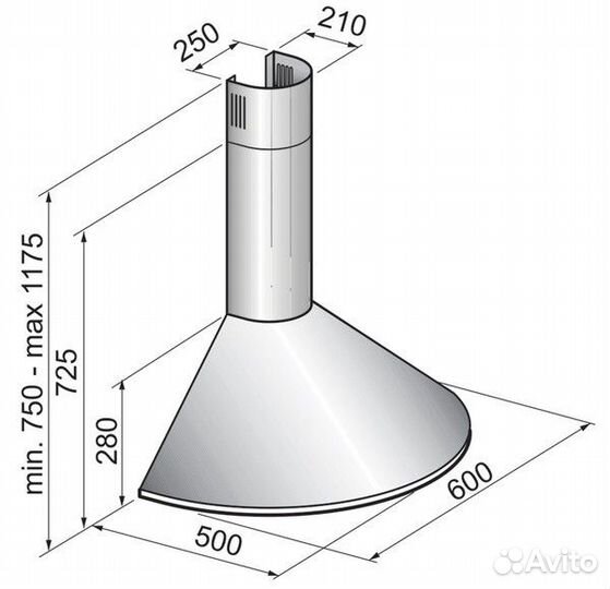 Кухонная вытяжка Korting KHC 6930 RI