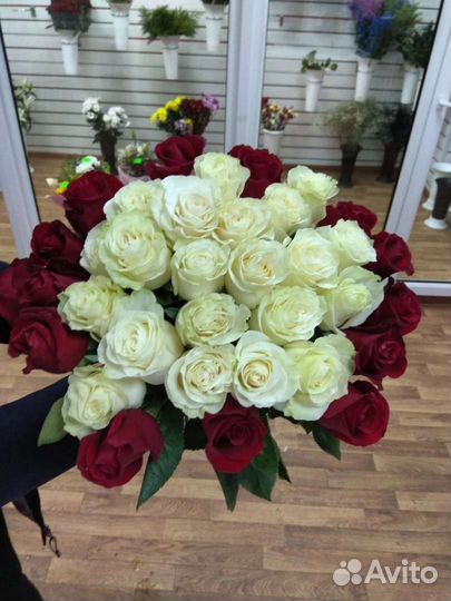 Цветы розы букет