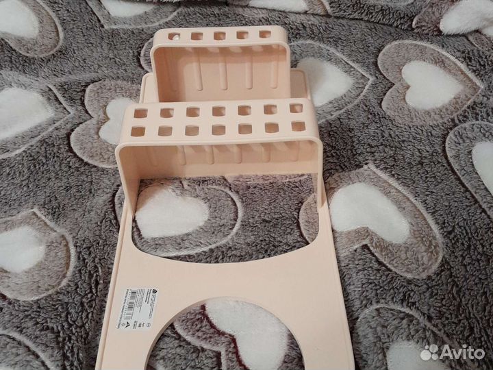 Подставка навесная в ванну без использования