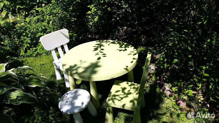 Детский стол и стул IKEA