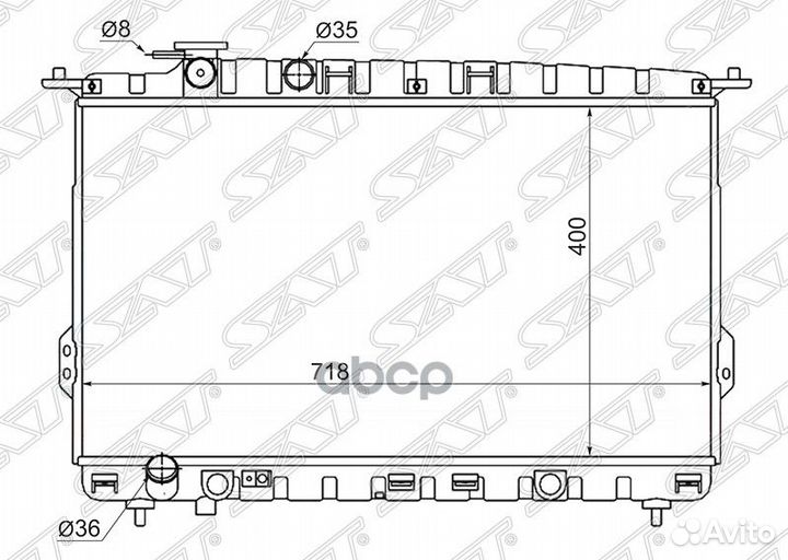 Радиатор Hyundai Sonata 98-13 / Kia Optima 00-05