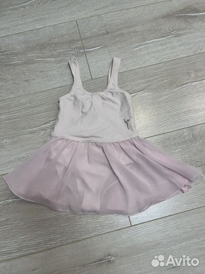 Гимнастический купальник с юбкой