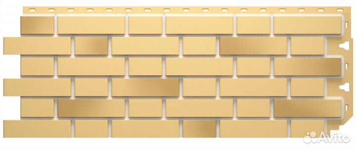 Фасадная панель Деке Флемиш(Flemish) Желтый Жженый