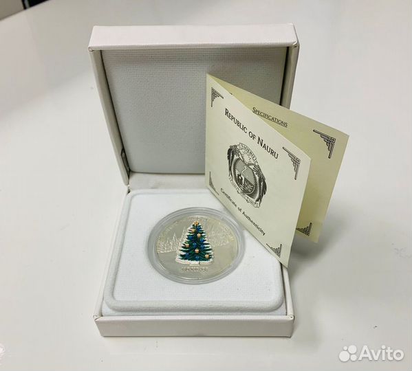 Серебряная монета 