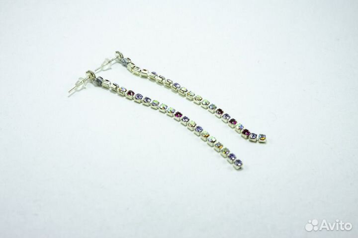 Серьги Стразы