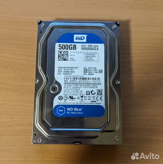 Жесткий диск Western Digital 500гб WD5000azlx