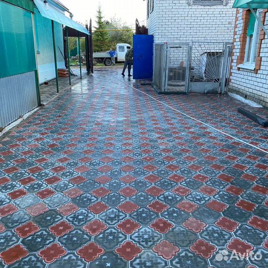 Укладка брусчатки