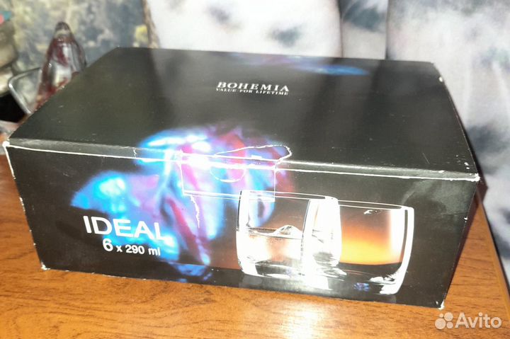 Бокалы богемия 6 шт. Чешская респ